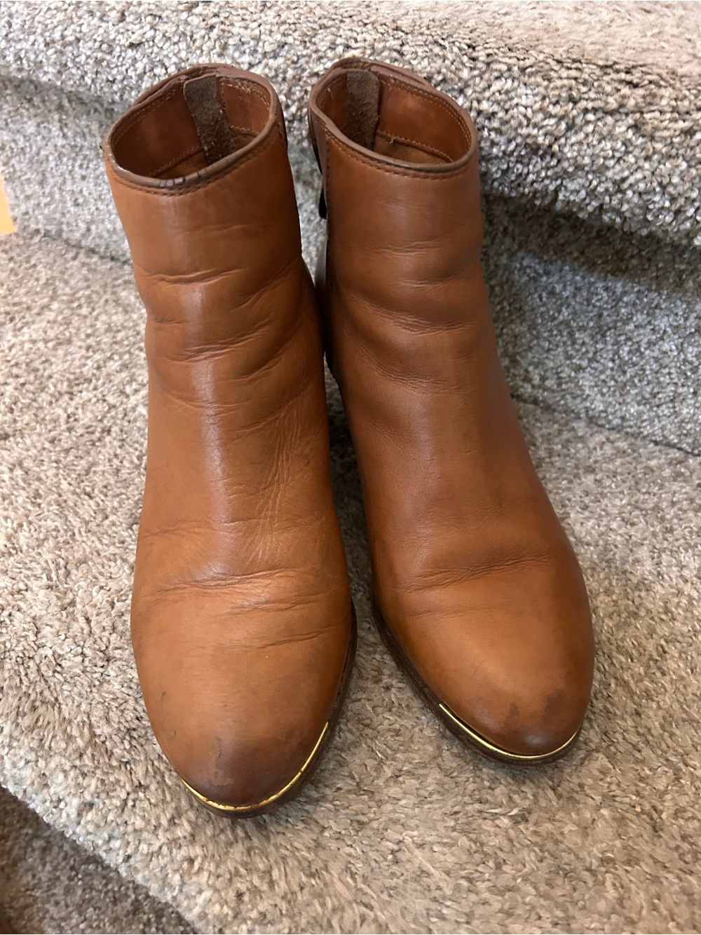 Coach Waldorf Calf Leather Boots with Gold toe and snap details. SZ 7. Luxury. - Picture 2 of 14